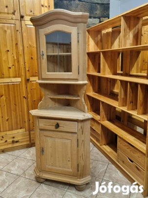 Fenyő sarok tálaló 75x192x46