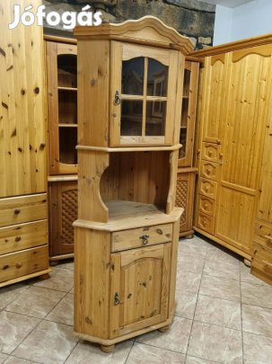 Fenyő sarok tálaló 80x191x54