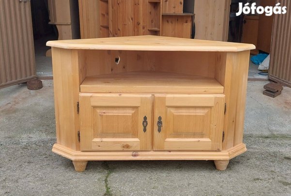 Fenyő sarok tv állvány, komód 79