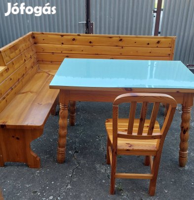 Fenyő sarokétkező garnitúra 17