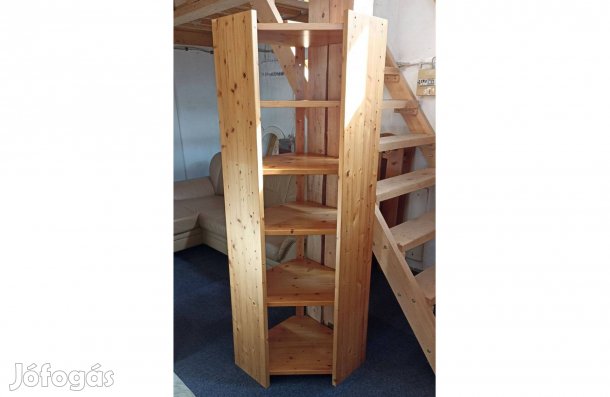 Fenyő sarokpolc eladó