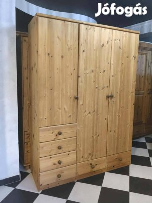 Fenyő szekrény 141x198x55