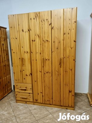 Fenyő szekrény 145x208x58