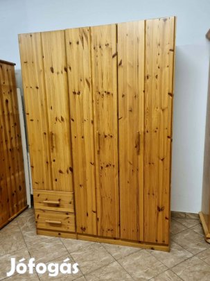 Fenyő szekrény 145x208x59