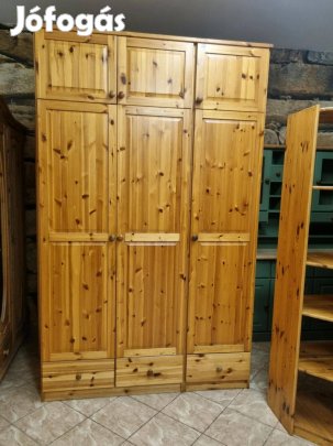 Fenyő szekrény 152x242x60