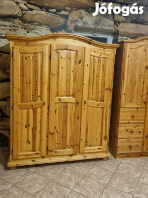 Fenyő szekrény 167x198x60