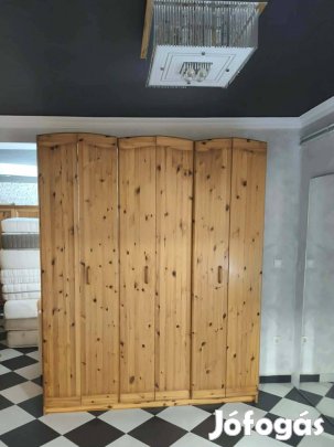 Fenyő szekrény 182x217x60