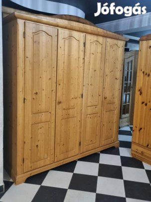 Fenyő szekrény 198x205x60
