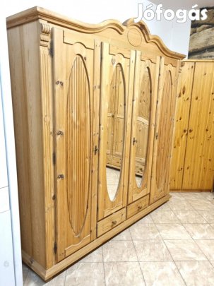 Fenyő szekrény 221x221x60