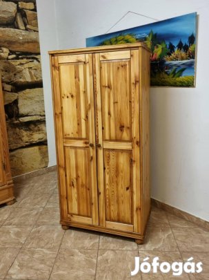 Fenyő szekrény 80x165x52