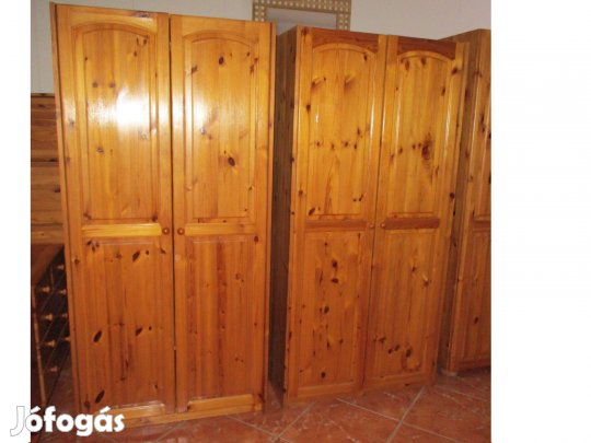 Fenyő szekrény 90x59x190cm