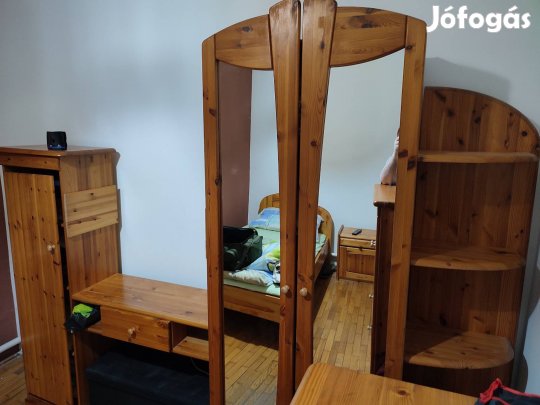 Fenyő szekrény szekrénysor hálószoba nappali