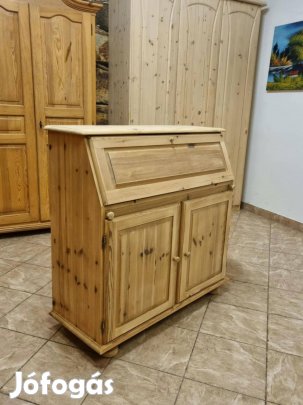 Fenyő szekreter komód 101x100x41
