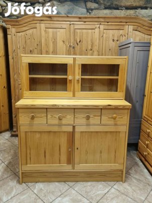Fenyő tálalószekrény 120x90x50/120x50x29