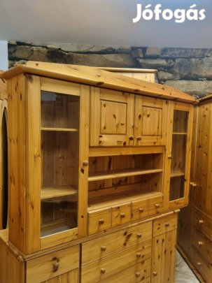Fenyő tálalószekrény felsőrész 171x108x30