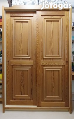 Fenyő tolóajtós szekrény