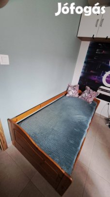 Fenyőágy 90×200-as