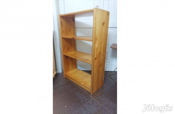 Fenyőfa 4 szintes polc, tároló
