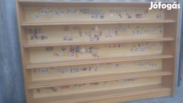 Fenyőfa polc 150x100cm magas