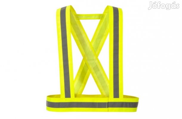 Fényvisszaverő Jól láthatósági kantár állítható tépőzárral esti futás