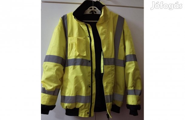 Fényvisszaverős, bélelt kabát