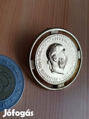 Ferenc József aranyozott kitüző