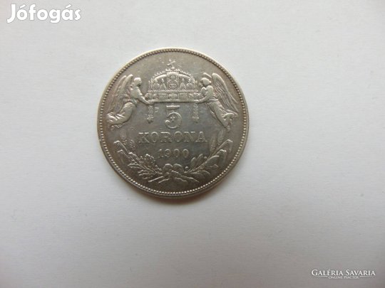 Ferenc József ezüst 5 korona 1900 K.B