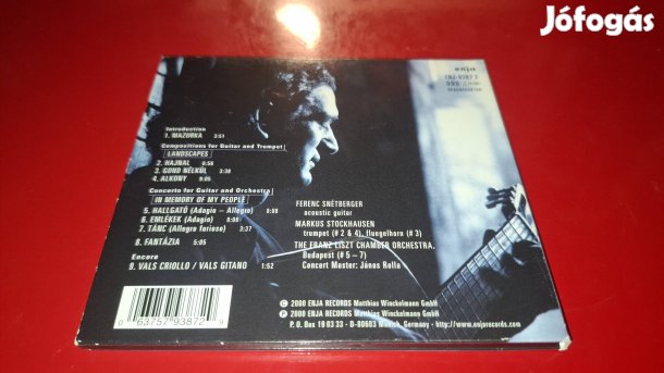 Ferenc Snétberger For my people Jazz Cd 2000