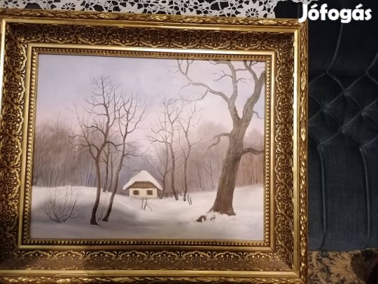 Ferencsák Attila: Téli táj című festménye eladó