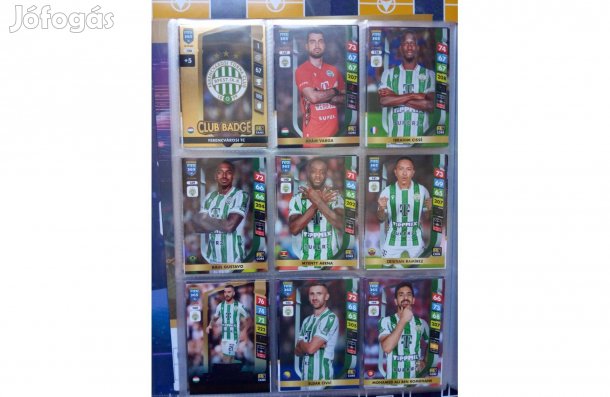 Ferencváros FTC Teljes sor Panini Fifa 365 2025 focis kártya