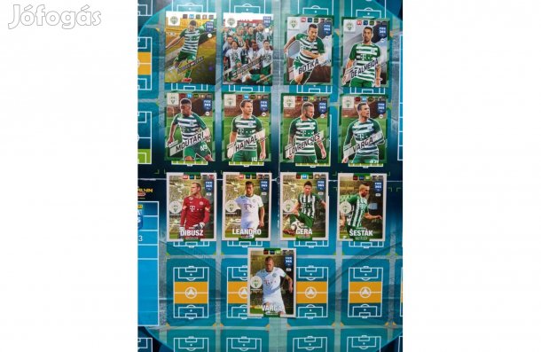 Ferencváros Fifa 365 Adrenalyn focis kártyák