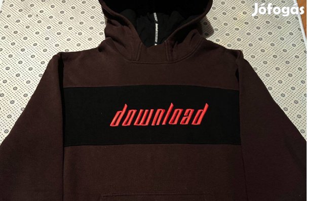 Férfi Download kapucnis felső (L-es méretben)