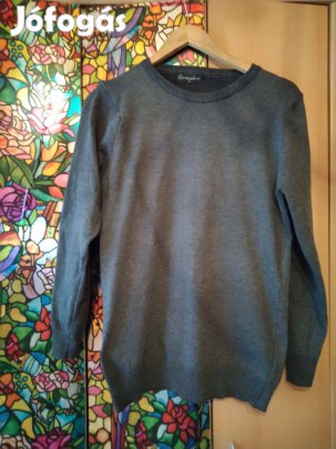 Férfi Elegáns szürke színű pulóver