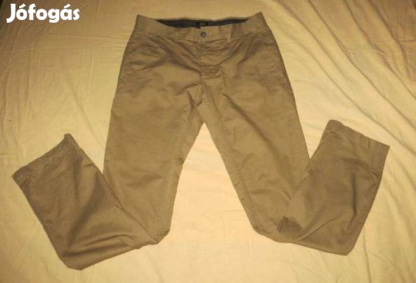 Férfi H&M zöldes barna gombos nadrág 30R-s db:81 cm h:102 cm