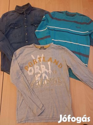 Férfi H. Ujjú Felső 3 Darabos