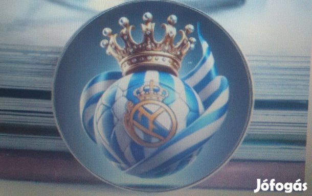 Férfi Nyaklánc 60CM+Medál Real Madrid fans Új