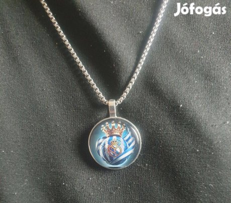 Férfi Nyaklánc 60cm+Medál Real Madrid FANS Újhelyben 1800
