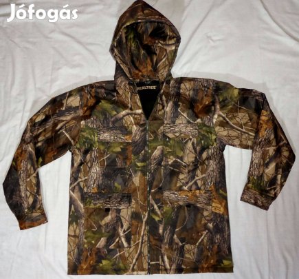 Férfi XL méretű Realtree erdő mintás vadász / military átmeneti kabát