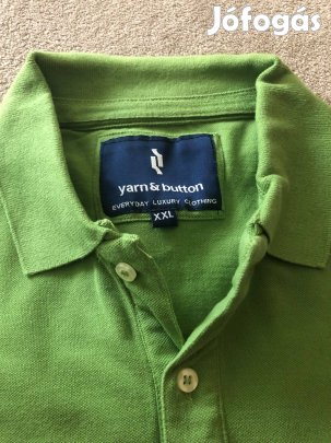 Férfi XXL galléros póló