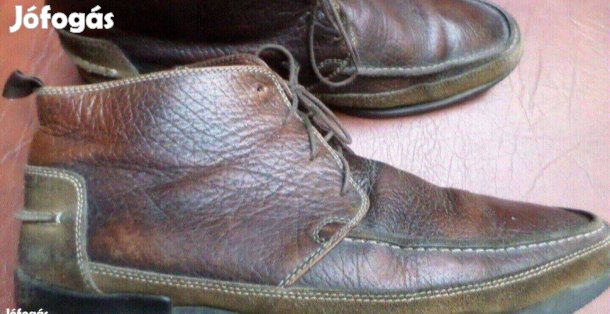 Férfi bőr bakancs 45-ös
