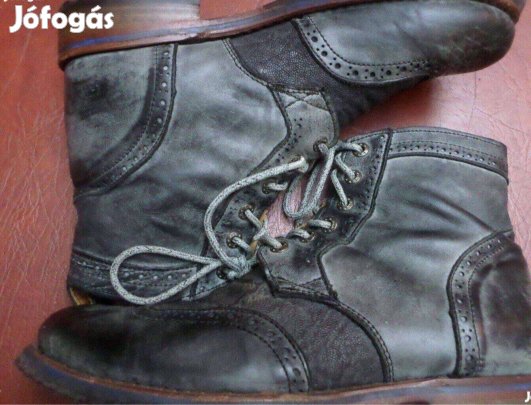 Férfi bőr bakancs csúcsminőség újszerű 45-ös