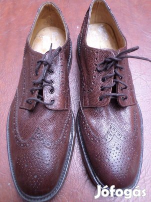 Férfi bőr cipő Hand made Angol luxus Új 46-os