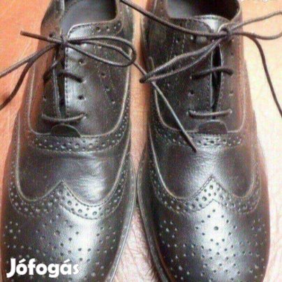 Férfi bőr cipő Új 46-os fekete