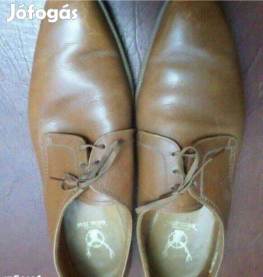Férfi bőr cipő kézműves Angol luxus