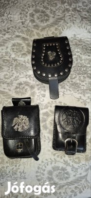 Férfi bőr oldaltáskák övtáskák