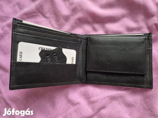 Férfi bőr pénztárca