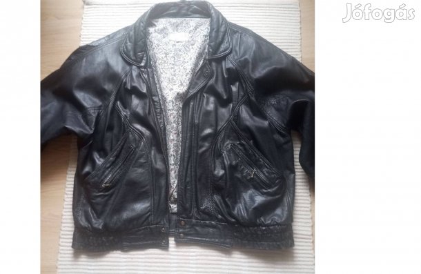 Férfi bőrkabát L