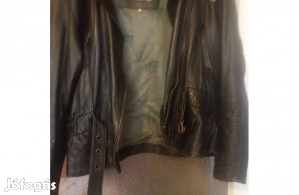 Férfi bőrkabát L es méret