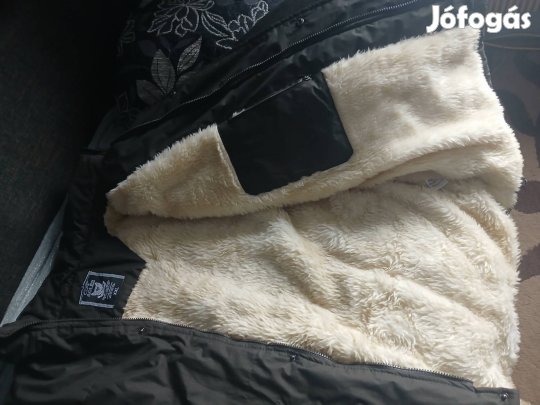 Férfi bundás téli kabát