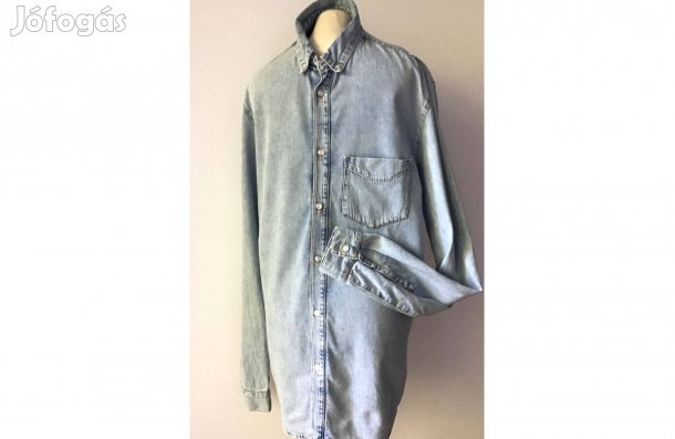 Férfi farmer ing. XL-es 112 cm mellbőség (Magas, vékony testalkatra)